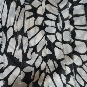 WHBM Sleeveless Blouse w Fabric Belt